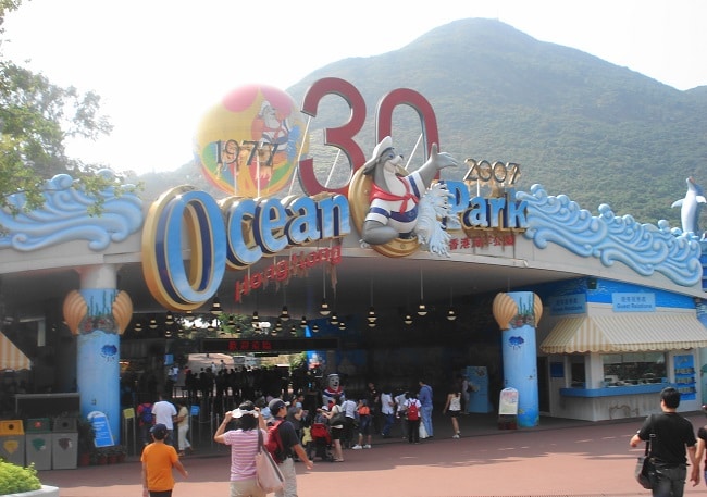 הכניסה אל פארק עולם המים בפוארטו פלאטה - Ocean World Adventure Park